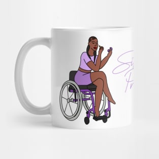 Sitting Pretty in Purple 1 Mug